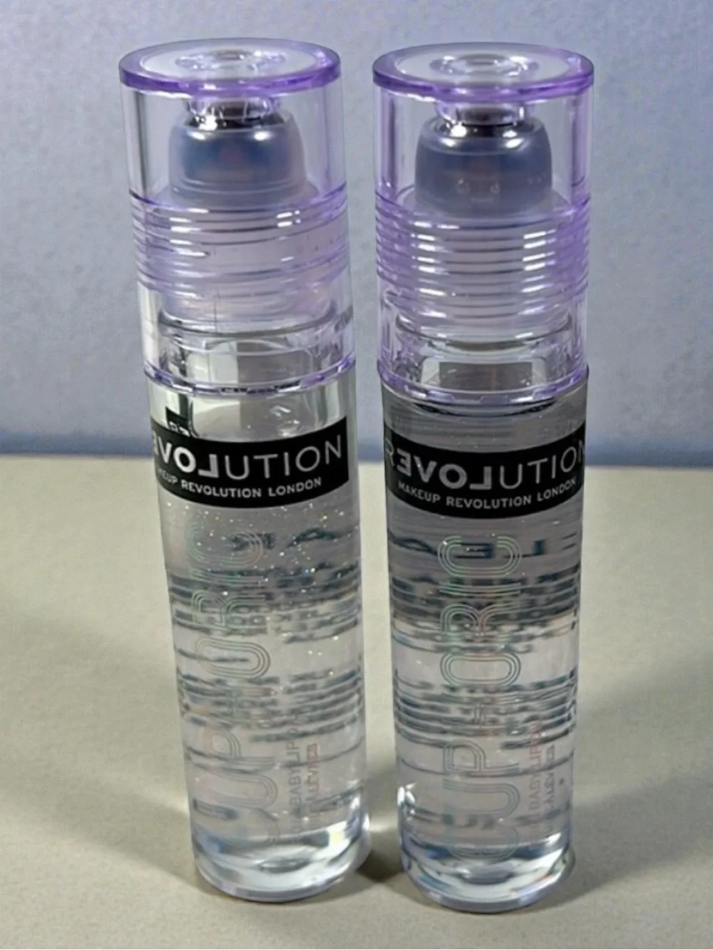 Set of 2 Revolution London Euphoric Roll Baby Lip Oil Sparkle
